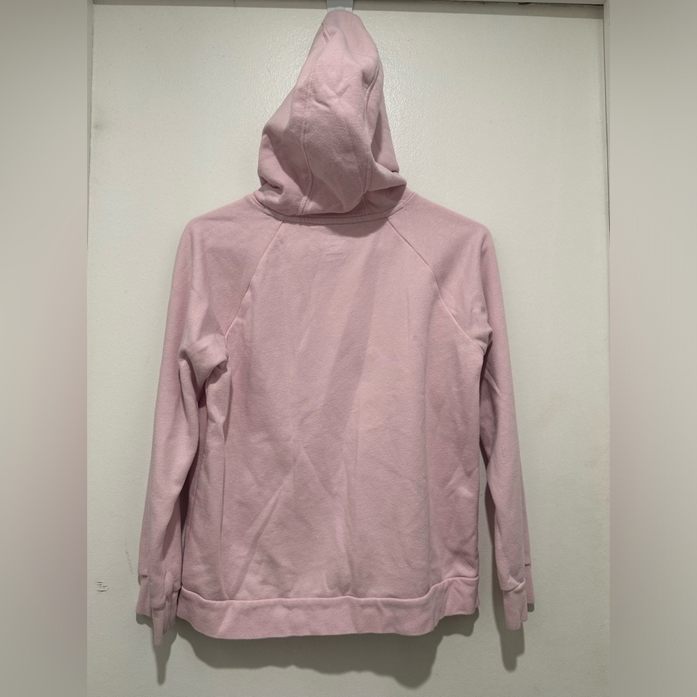 Under Armour Girl's Rival Fleece Big Logo Hoodie Pink Youth XL - Picture 3 of 4